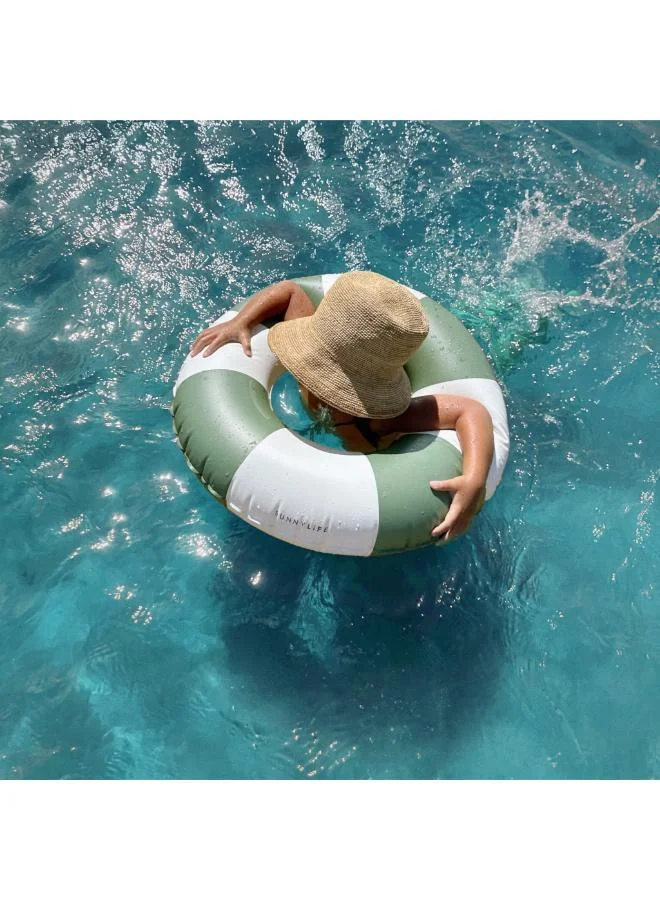 SUNNY LIFE  Mini Tube Pool Ring Olive Stripe for Men | Best Price UAE